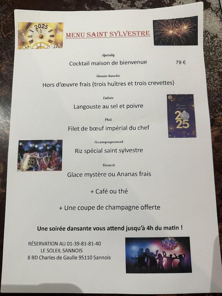 Le Soleil Sannois - Menu Image 2